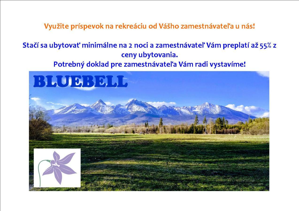 Apartmán Bluebell Mengusovce Exteriér fotografie
